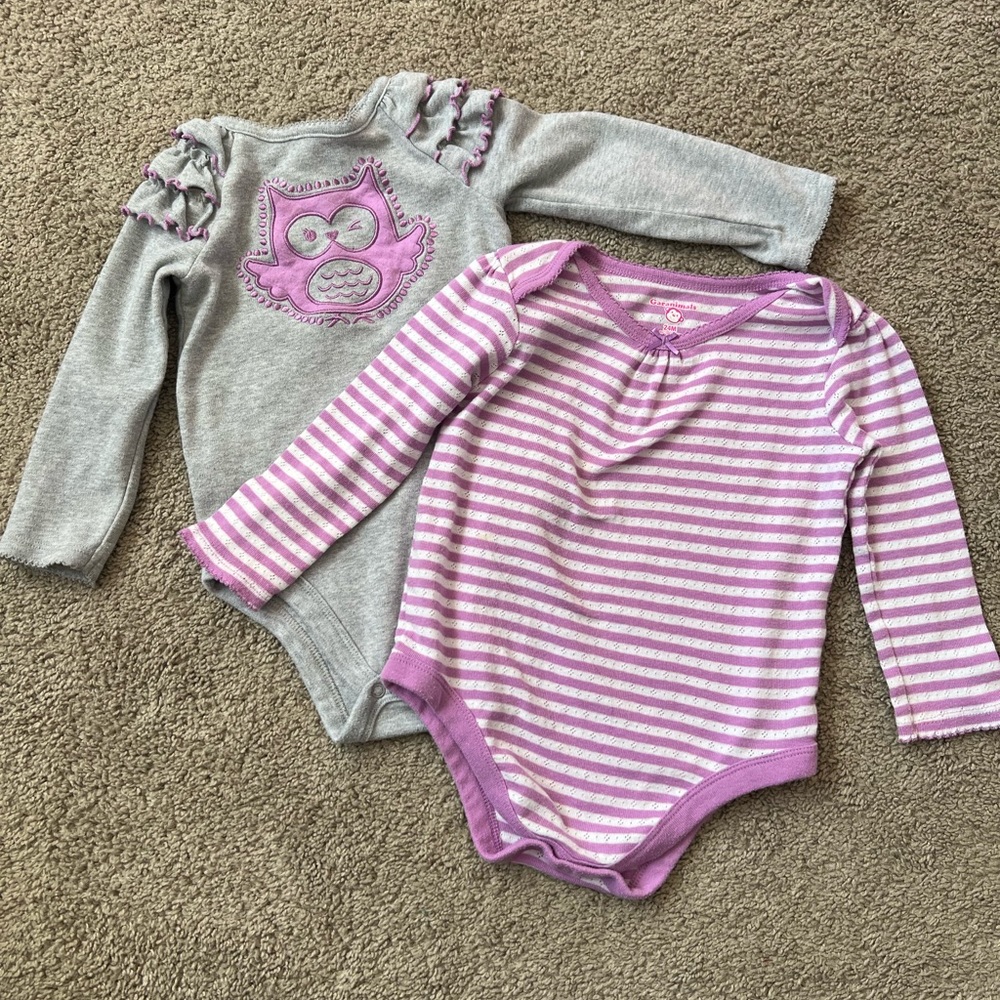 Toddler long sleeve onesie’s (2)